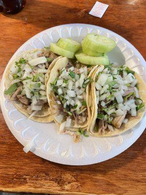 Carnitas Taco Platter! The best around!!!