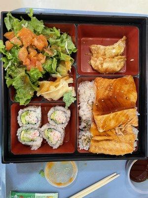 Salmon bento