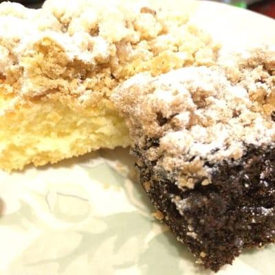 Vanilla and chocolate coffee cake!!