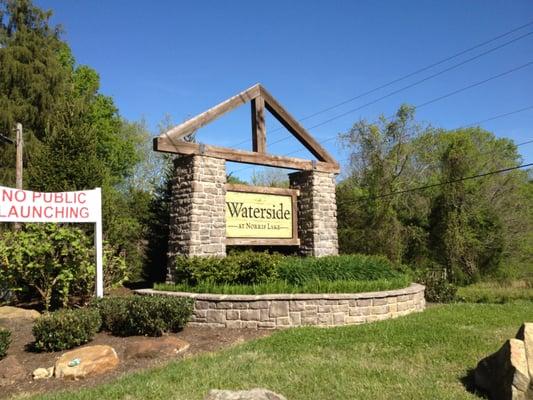 Entrance to Waterside Marina