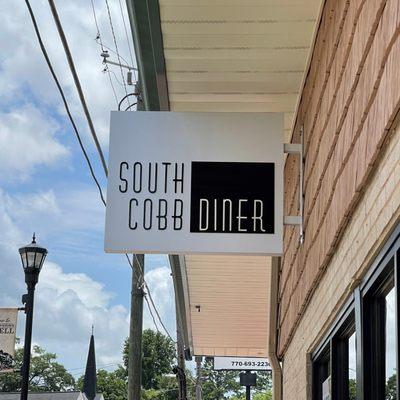 South Cobb Diner Main Entrance Sign