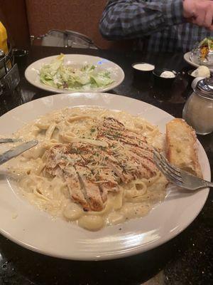 Chicken fettuccine Alfredo