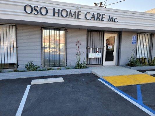 Entrance to Oso Home Care Burbank.