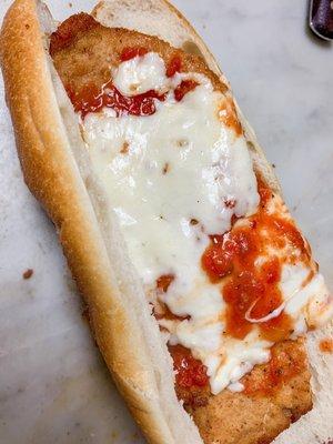 Chicken parm hero