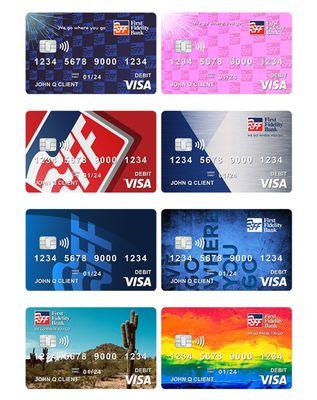 Current available debit card designs (1 of 3)