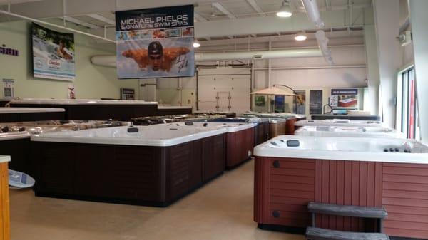 10,000 sq ft Hot Tub Spa Swim Spa Showroom