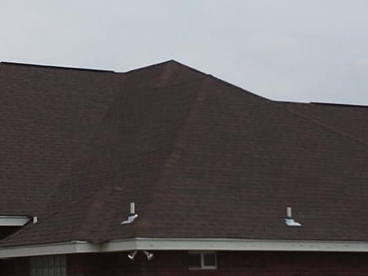 New composite shingle roof