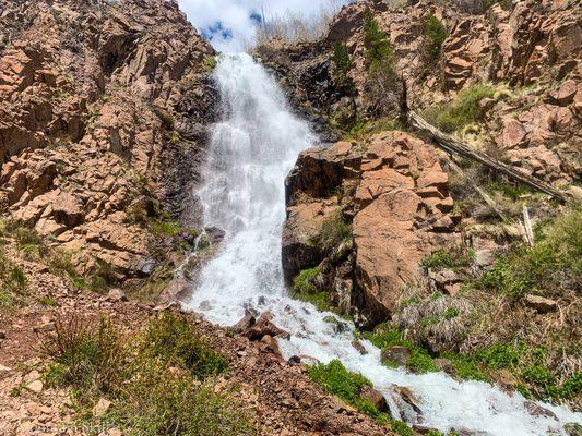 One of many local waterfalls.