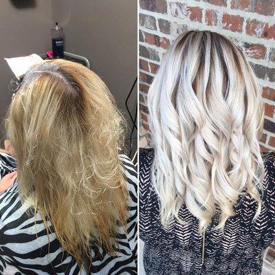 A before and after color correction by Casey.