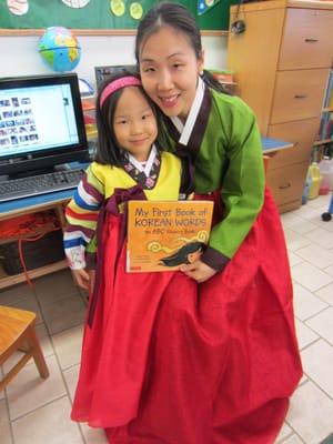 A PPA Mommy visits the students to teach them about the family's native country and culture!