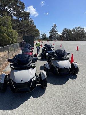 CanAm 3 Wheel Training Fleet