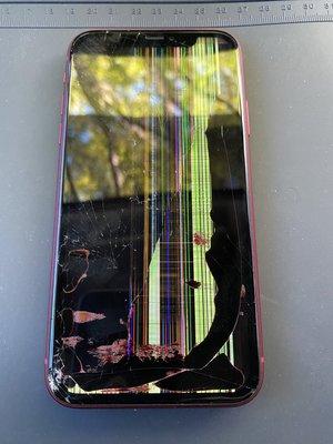 iPhone 11 broken screen