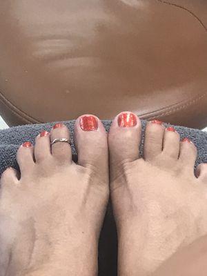 Fall Colored Toes