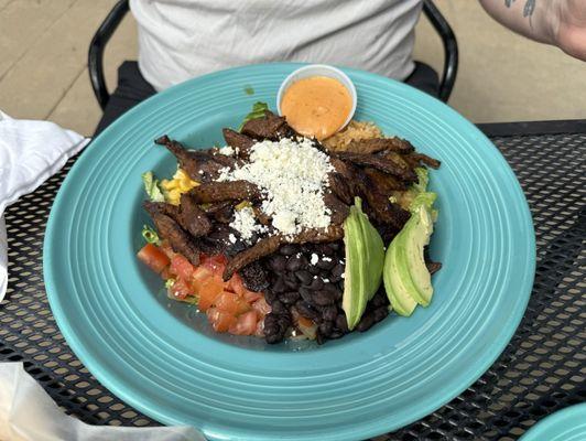 Steak Fajita Taco Salad