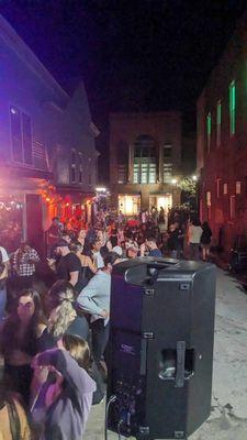 Packed Alley night