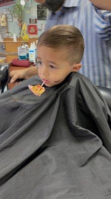 Kid haircut