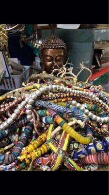 Beads from all over the world... Not a "Made in China" type of place at all... Magical. Be prepared to dig for treasures !!!