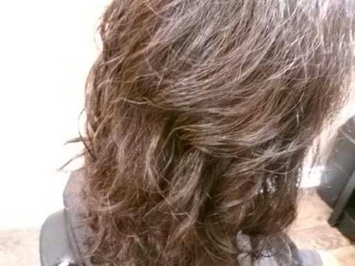 it is not blow dry also not used iron yeah it is hair perm  you want get it call now 979-676-6357