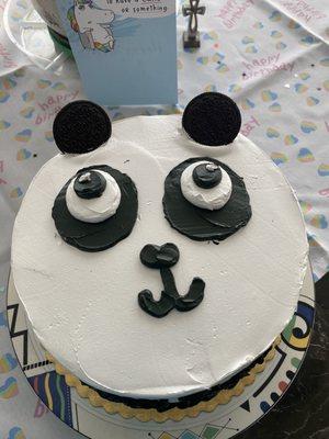 Panda Birthday Cake