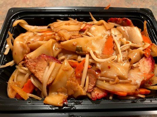 Secret menu: Chow fun (a.k.a. broad noodles) with pork, $10.82 including tax