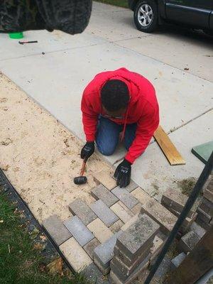 Installing Pavers