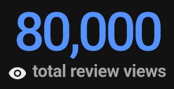 This is how many views per week throughout the Coachella Valley I receive