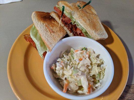 Classic BLT w/ coleslaw for $7.