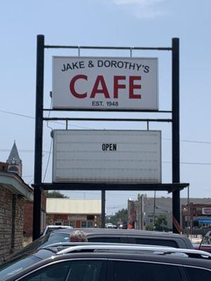 Jake & Dorothy's, since 1948. That's a lot of chicken fry's!