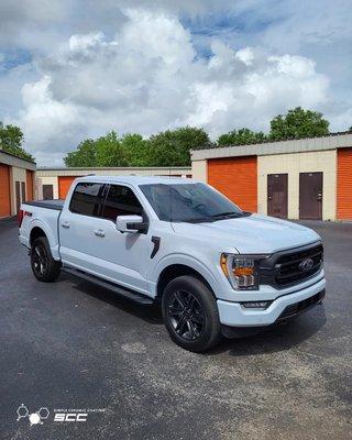 2022 Ford F-150 4X4 Recieved our 7 year lasting Graphene Ceramic Coating package. Beautiful grey color protected for day to day driving!