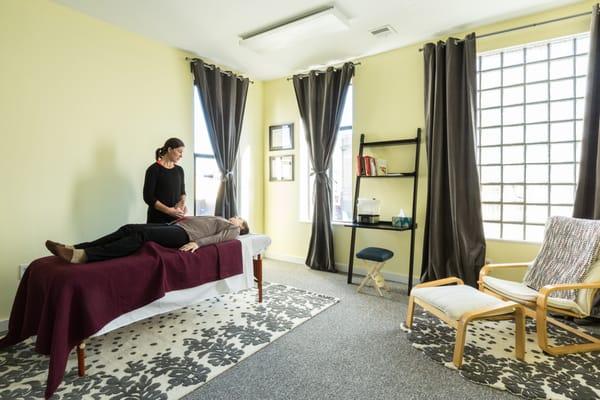 Acupuncture Treatment Room, Jersey City, NJ.