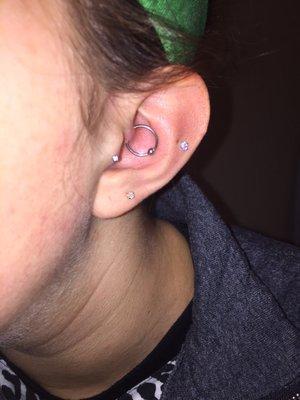 3 days after getting daith pierced