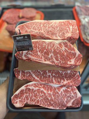 Snake River farm Boneless NY strip #Butcher #Butchernearme #Prime #Bestdeli #Deli #Gourmet #Butchershop