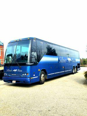 Our Prevost H3-45 coach