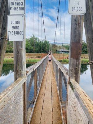 10/19/23 when in Hanapepe, cross this bridge on foot