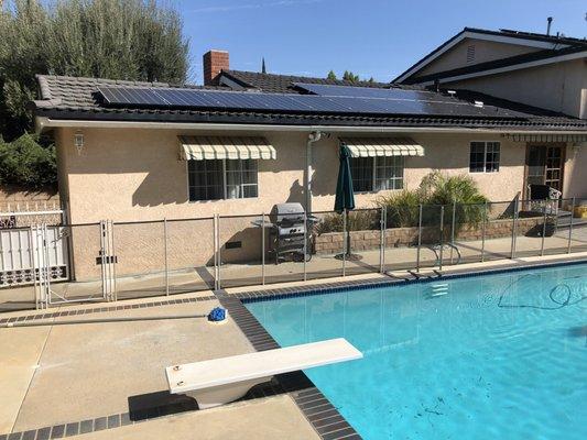 2 story house, 37 solar world panels Sylmar CA  Installed in March 2018