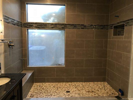 Master bathroom remodel