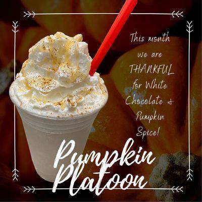 November Freedom Frappe: Pumpkin Platoon