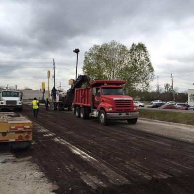 Road milling