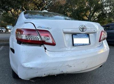 damaged bumper