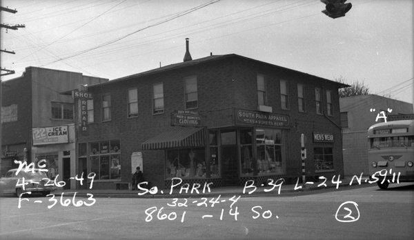 Storefront in 1949