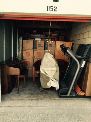 Professional Loading of self-storage units.