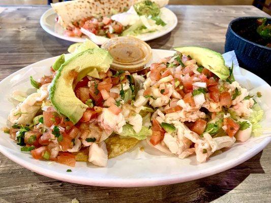 Ceviches de tostada