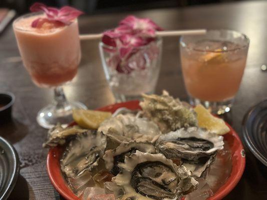 Happy Hours  $1 Oyster Frosty Monkey Paradise  Malibu Bay Breeze