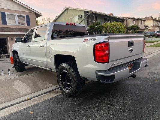 Silverado clay bar and wax. Excellent work!