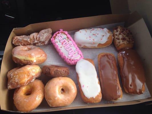 Thank you to Joan for customizing a donut for 3year old Margaret who had her heart set on a pink donut!