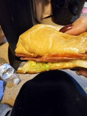 Smaller than the kid sandwich