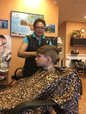 Great cut for a kid