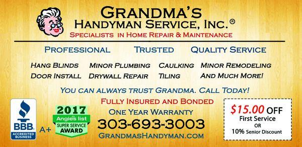 Grandmas Handyman Service