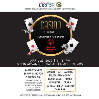 Special Olympics (Cobb County) Casino Night Fundraiser!