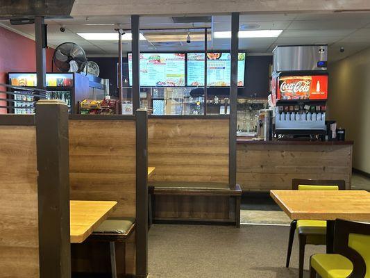 Interior of Vernon Street Grill and Deli.